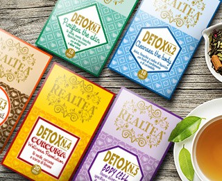 confezioni RealTea linea Detox