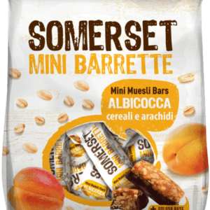 Mini barrette albicocca in busta da 175g